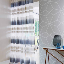 132799 Kamida Momentum Sheers & Structures 3 Ink / Pewter Fabric by Harlequin