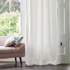 132804 Laceria Momentum Sheers & Structures 3 Porcelain Fabric by Harlequin