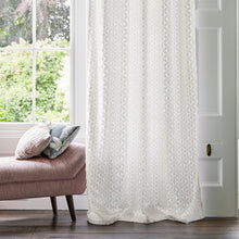 132804 Laceria Momentum Sheers & Structures 3 Porcelain Fabric by Harlequin