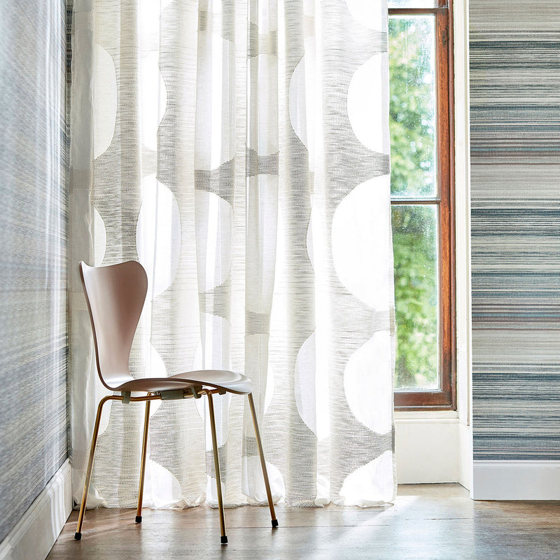 132809 Rotunda Momentum Sheers & Structures 3 Chalk / Linen Fabric by Harlequin