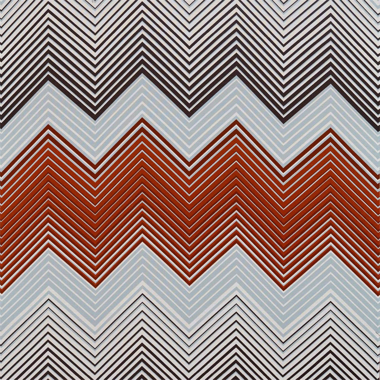 132817 Equalize Momentum 10 Rust / Sky Fabric by Harlequin