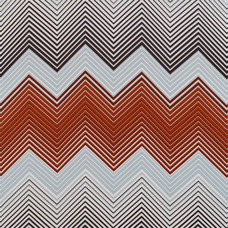 132817 Equalize Momentum 10 Rust / Sky Fabric by Harlequin