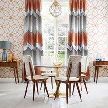 132817 Equalize Momentum 10 Rust / Sky Fabric by Harlequin