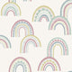 Dream Catcher Boho Rainbow Pink and Duckegg Wallpaper by Holden Decor