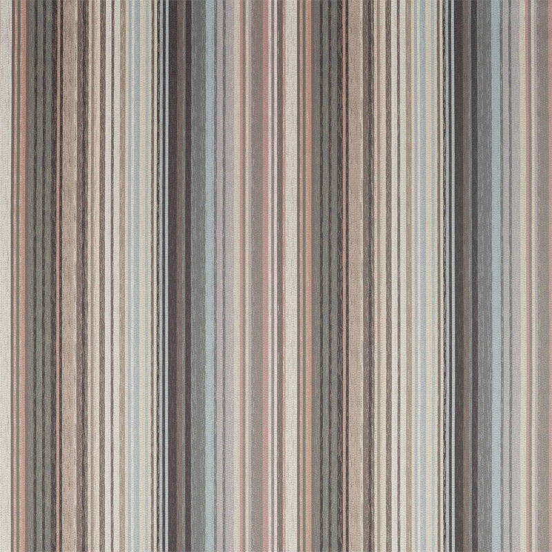 132824 Spectro Stripe Momentum 9 Steel / Blush / Sky Fabric by Harlequin