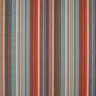132825 Spectro Stripe Momentum 9 Teal / Sedonia / Rust Fabric by Harlequin