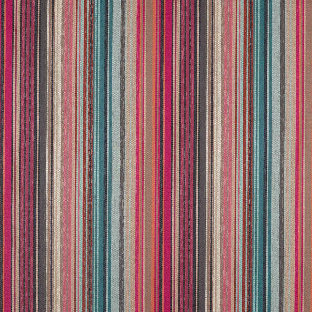 132826 Spectro Stripe Momentum 9 Cerise / Marine / Coral Fabric by Harlequin