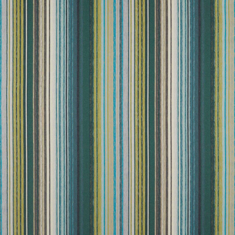 132827 Spectro Stripe Momentum 9 Emerald / Marine / Lichen Fabric by Harlequin