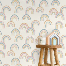 13282 Dream Catcher Boho Rainbow Orange, Pink and Blue Wallpaper by Holden Decor