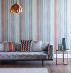 132838 Zola Momentum 9 Topaz / Mandarin Fabric by Harlequin