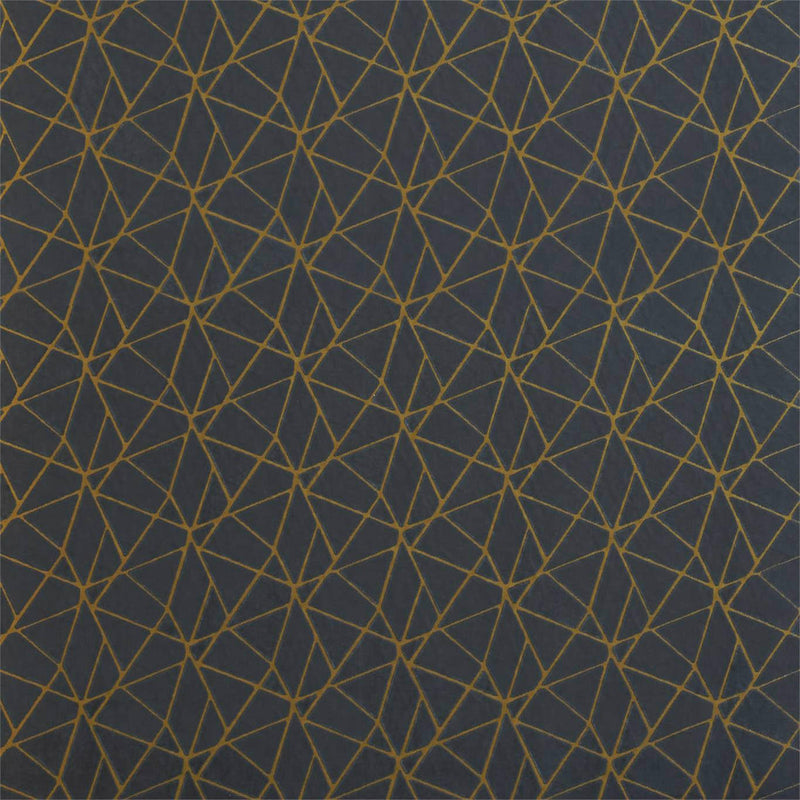 132840 Zola Momentum 9 Charcoal / Gold Fabric by Harlequin