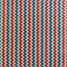 132850 Maseki Velvet Momentum 9 Marine / Russet Fabric by Harlequin