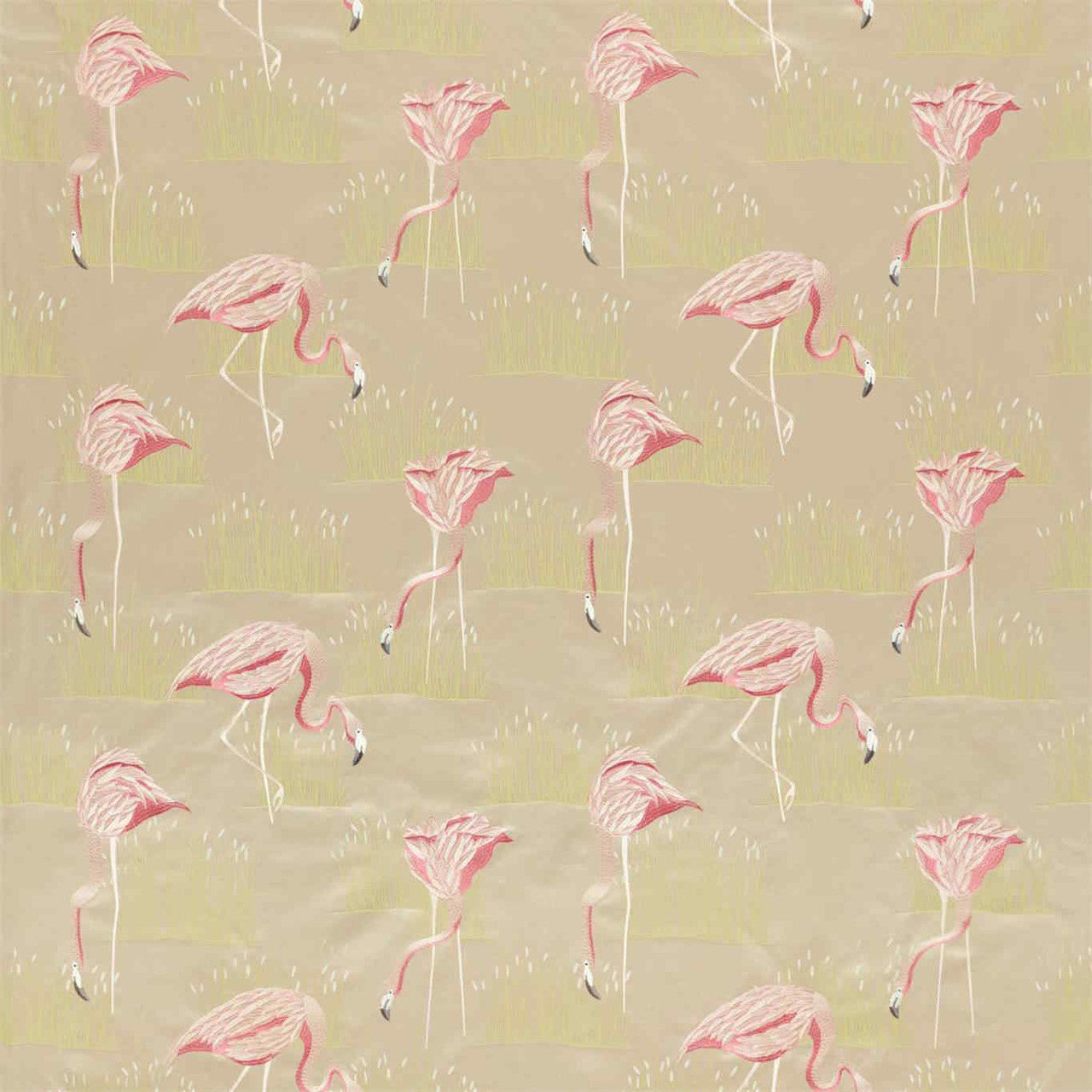 132953 Salinas Prints And Weaves Blossom/Laurel Fabric by Harlequin