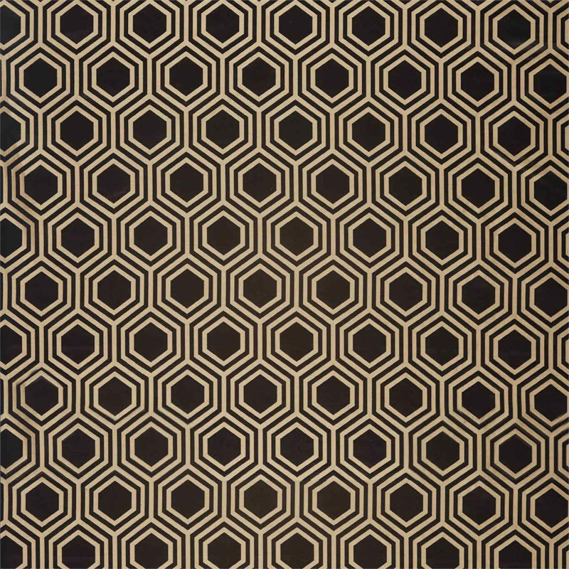 132961 Selo Salinas Prints And Weaves Ebony Fabric by Harlequin