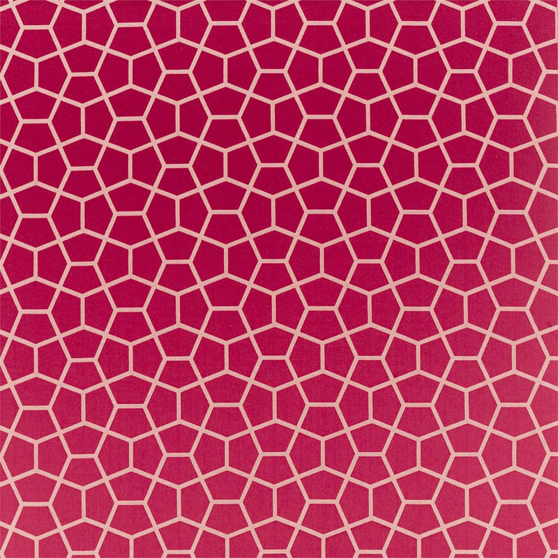 132998 Glyptic Momentum 12 Cherry Fabric by Harlequin