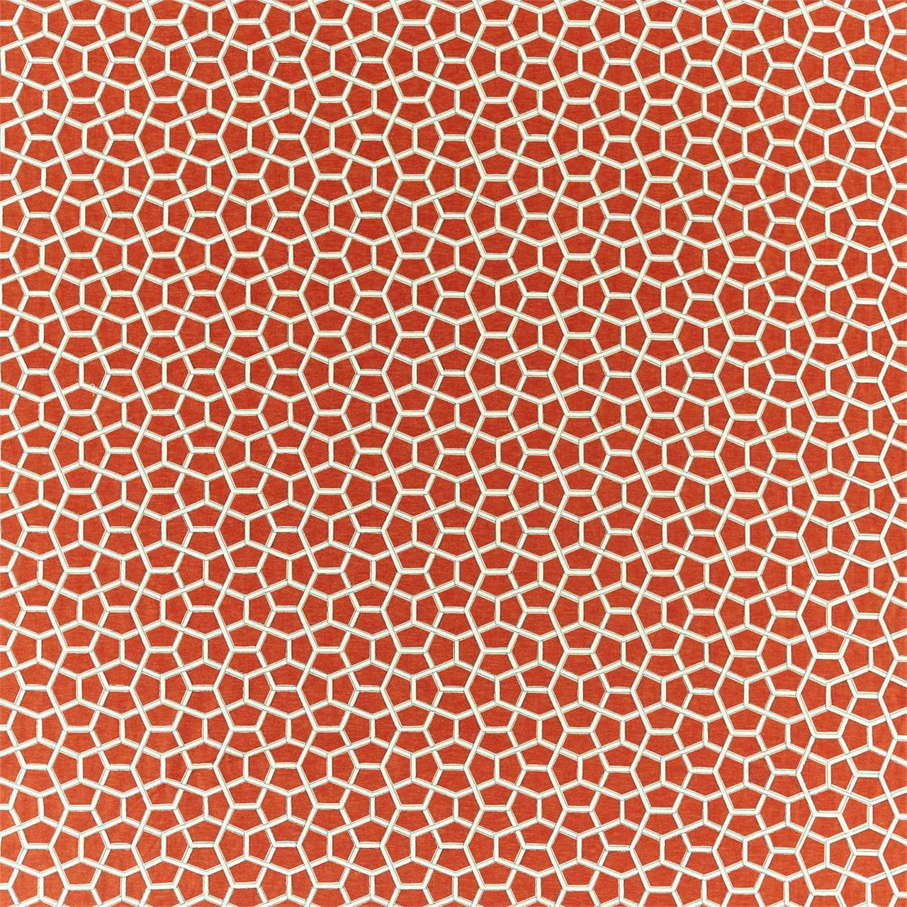 133003 Cubica Momentum 12 Cayenne Fabric by Harlequin