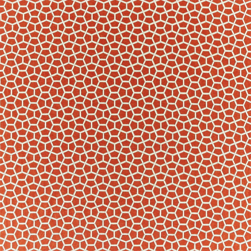 133003 Cubica Momentum 12 Cayenne Fabric by Harlequin