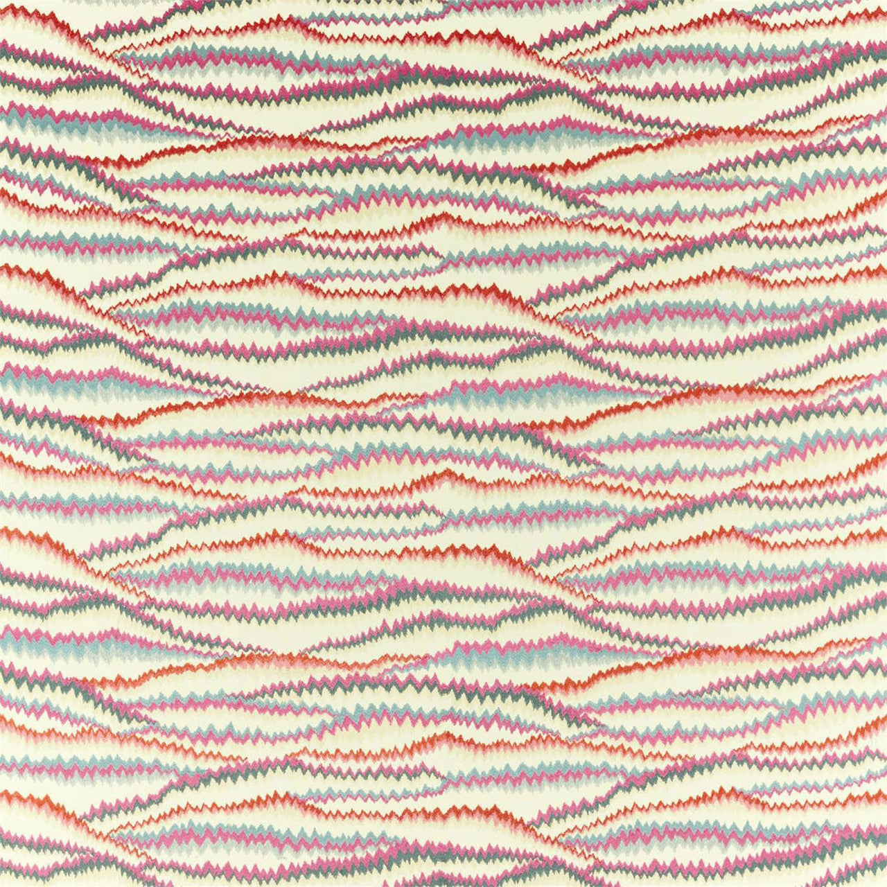 133011 Tremolo Momentum 12 Tulip / Coral Fabric by Harlequin