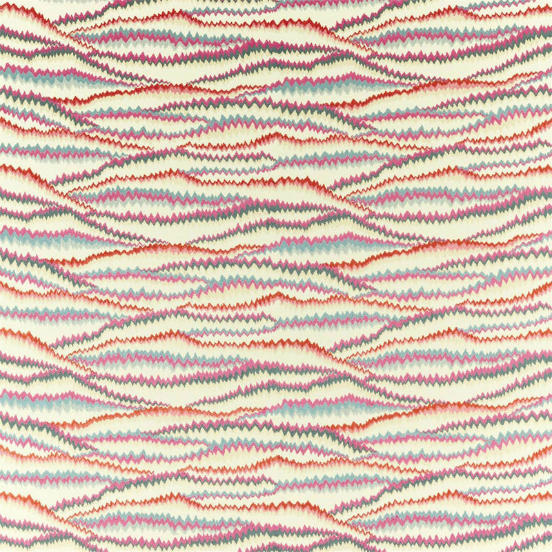 133011 Tremolo Momentum 12 Tulip / Coral Fabric by Harlequin