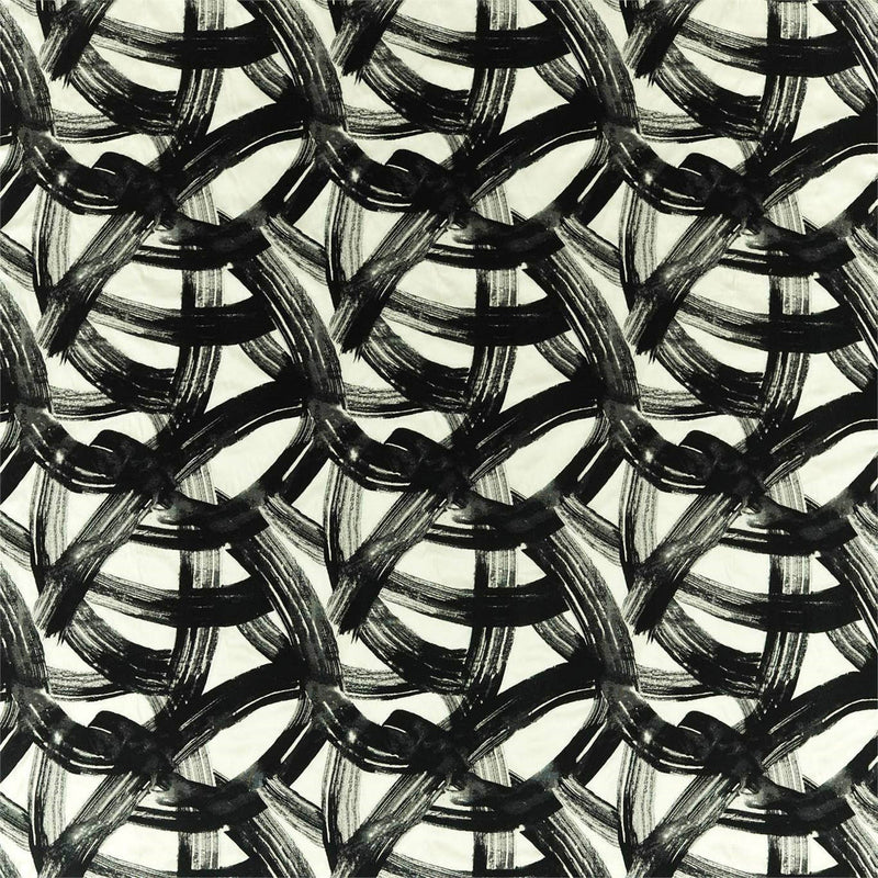133017 Typhonic Momentum 12 Onyx Fabric by Harlequin