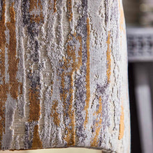 133021 Sial Momentum 11 Pewter / Bronze Fabric by Harlequin