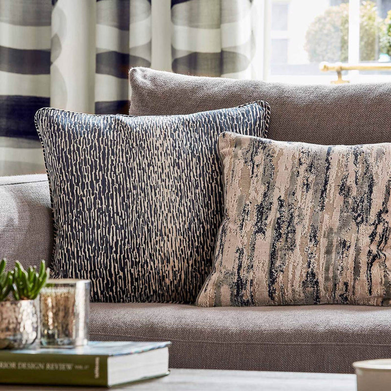 133039 Sial Momentum 11 Topaz / Ink Fabric by Harlequin