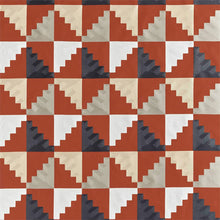 133052 Mehari Mirador Drapery Harissa / Oyster / Charcoal Fabric by Harlequin