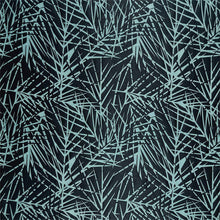 133055 Lorenza Mirador Drapery Ink / Seaglass Fabric by Harlequin
