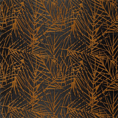 Lorenza Mirador Drapery Honey / Jet Fabric by Harlequin