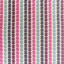 133060 Kalimba Mirador Drapery Seaglass / Cerise / Indigo Fabric by Harlequin