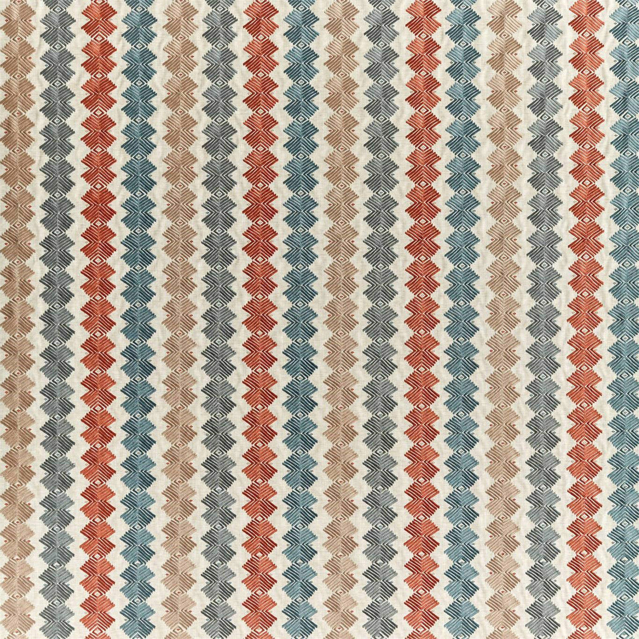 133061 Kalimba Mirador Drapery Harissa / Jute / Harbour Fabric by Harlequin