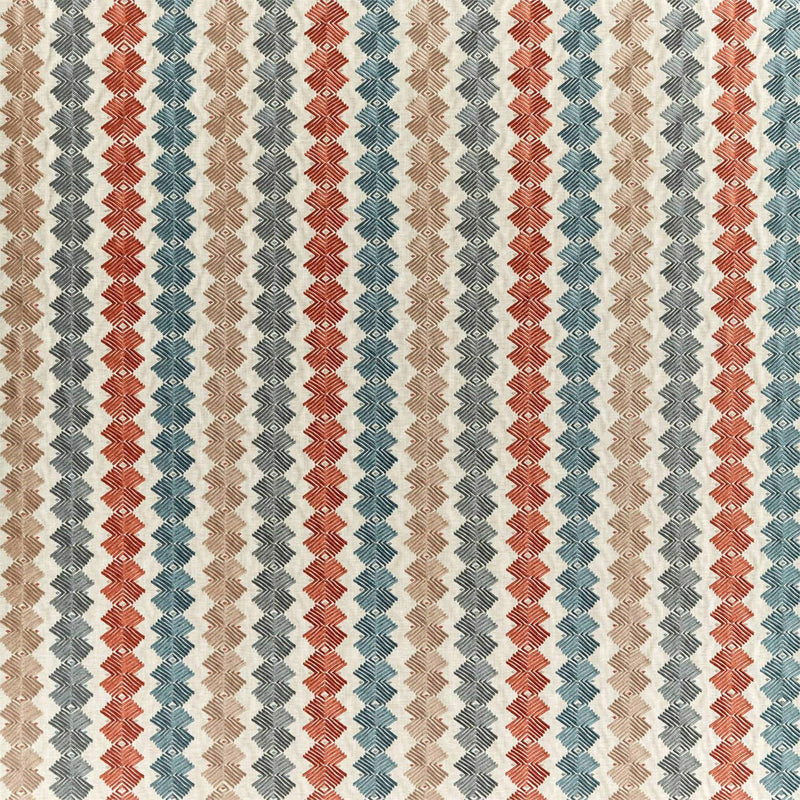 133061 Kalimba Mirador Drapery Harissa / Jute / Harbour Fabric by Harlequin