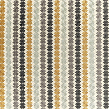133062 Kalimba Mirador Drapery Honey / Topaz / Slate Fabric by Harlequin