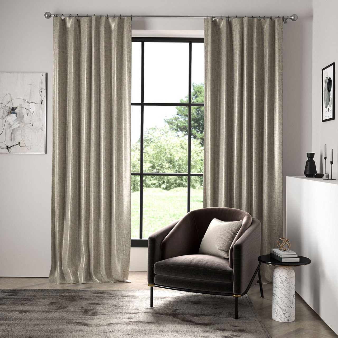 133477 Zela Momentum 14 Marble Fabric by Harlequin