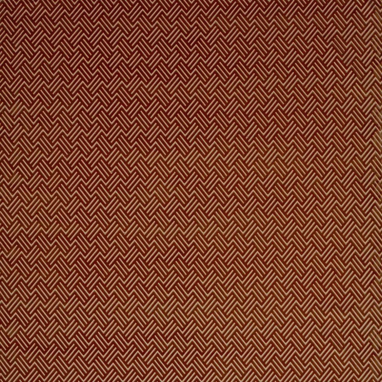 133487 Triadic Momentum 13 Burnt Umber Fabric by Harlequin