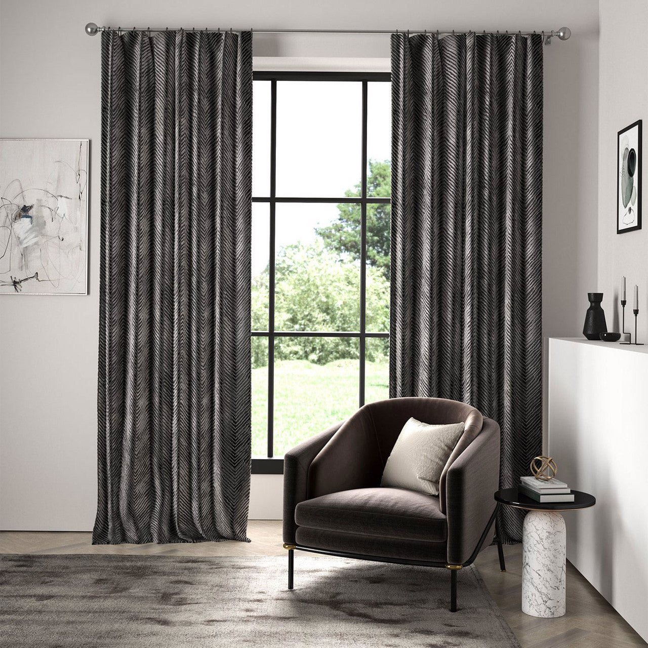 133491 Grade Momentum 13 Neptune Fabric by Harlequin