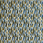 133495 Acute Momentum 13 Cobalt / Ochre Fabric by Harlequin