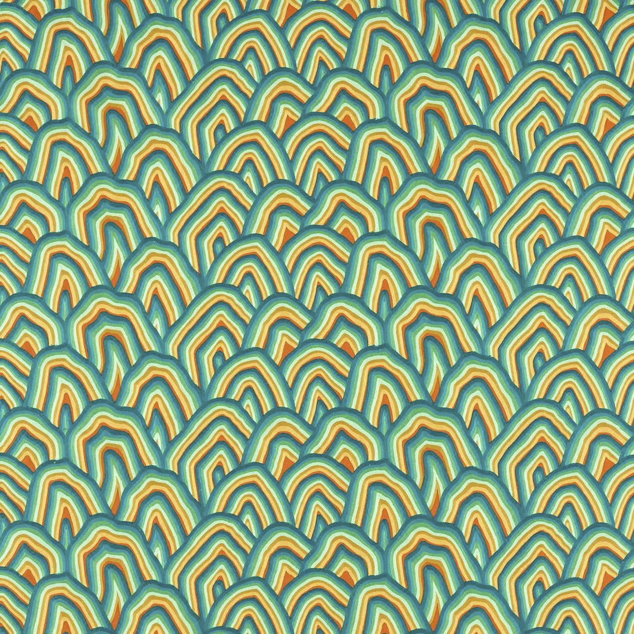 133908 Kumo Colour 3 Wilderness Amber Light Paprika Harlequin Fabric