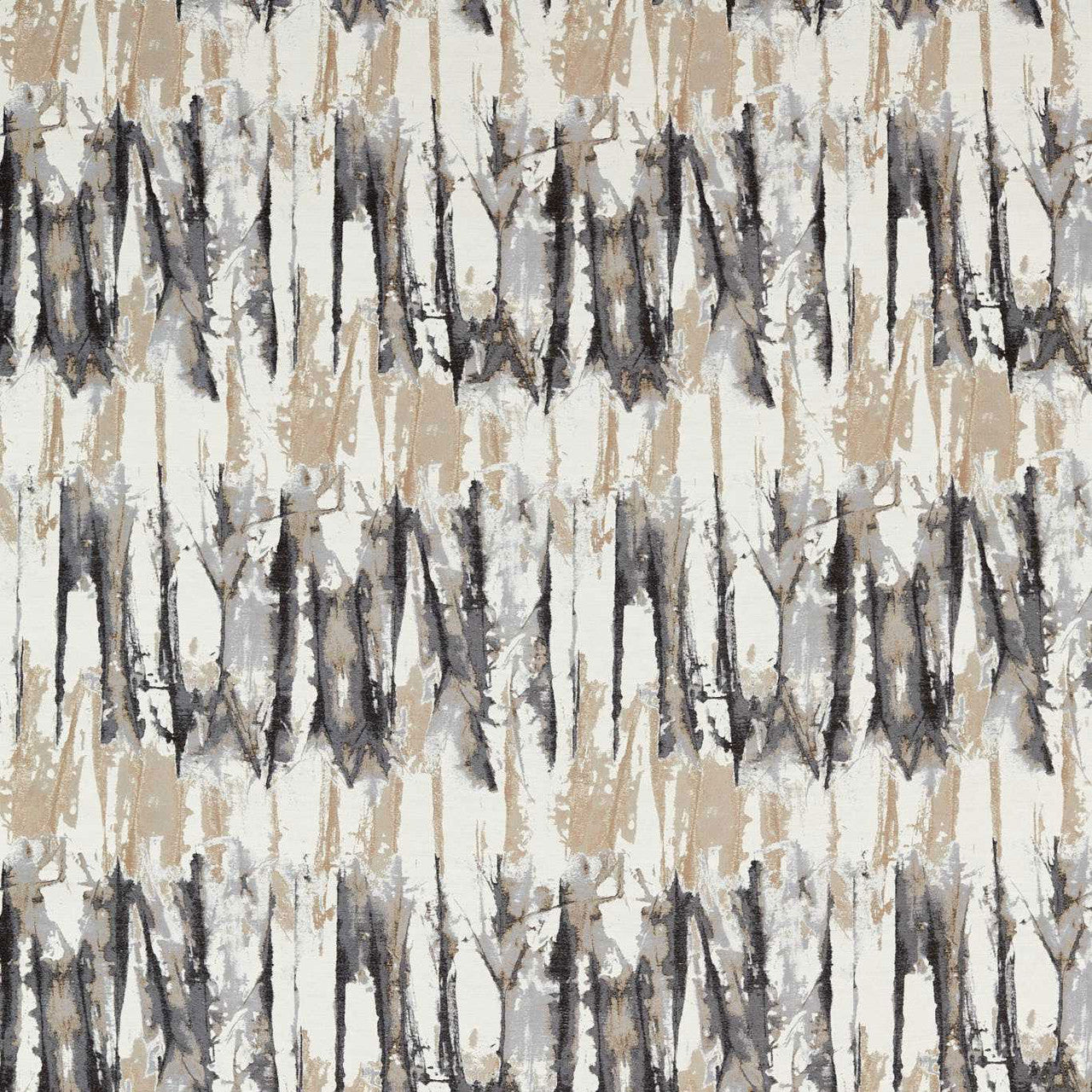 133916 Eco Takara Colour 4 Black Earth and Pumice Fabric by Harlequin