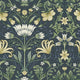 Vintage Floral Navy Wallpaper by Holden Decor