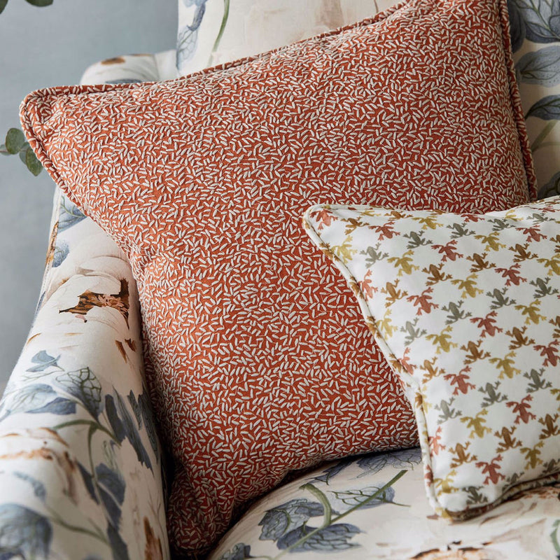 133924 Sow Colour 4 Baked Terracotta and Soft Focus Fabric by Harlequin