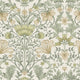 Vintage Floral Cream and Ochre Wallpaper by Holden Decor