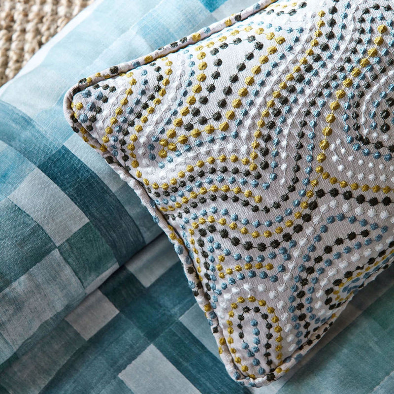 133931 Sunstone Colour 4 Celestial, Fig Leaf and Nectar Fabric by Harlequin