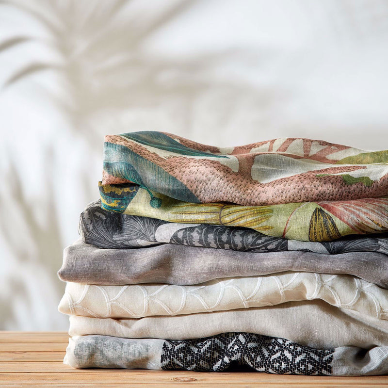 133943 Ether Sheers 1 Chalk/Black Earth Harlequin Fabric