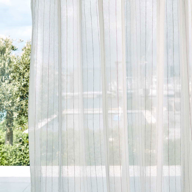 133946 Amble Sheers 1 Chalk/Multi Harlequin Fabric