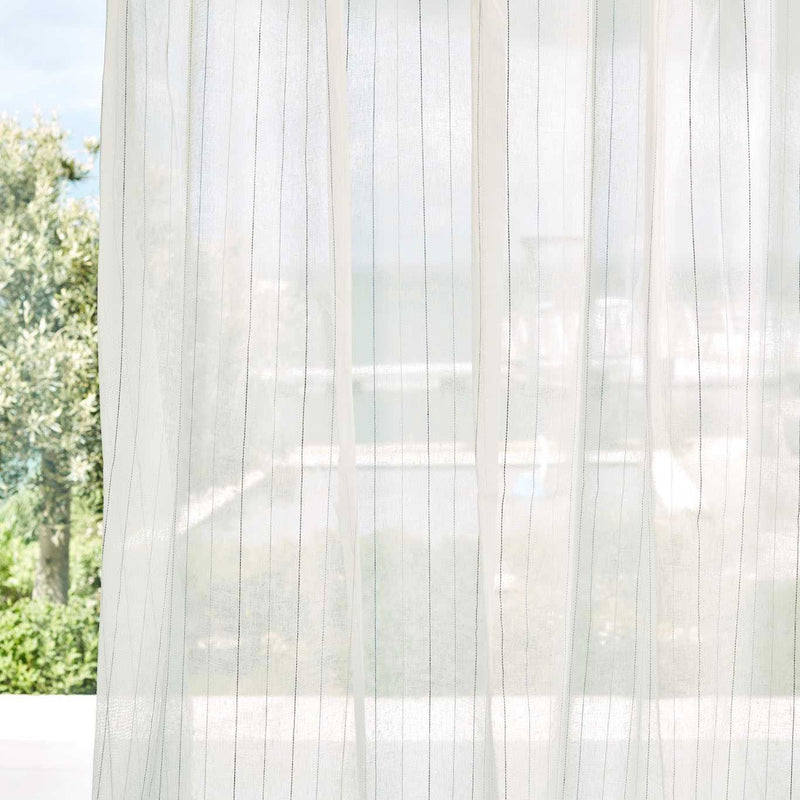 133947 Amble Sheers 1 Chalk/Mist Harlequin Fabric