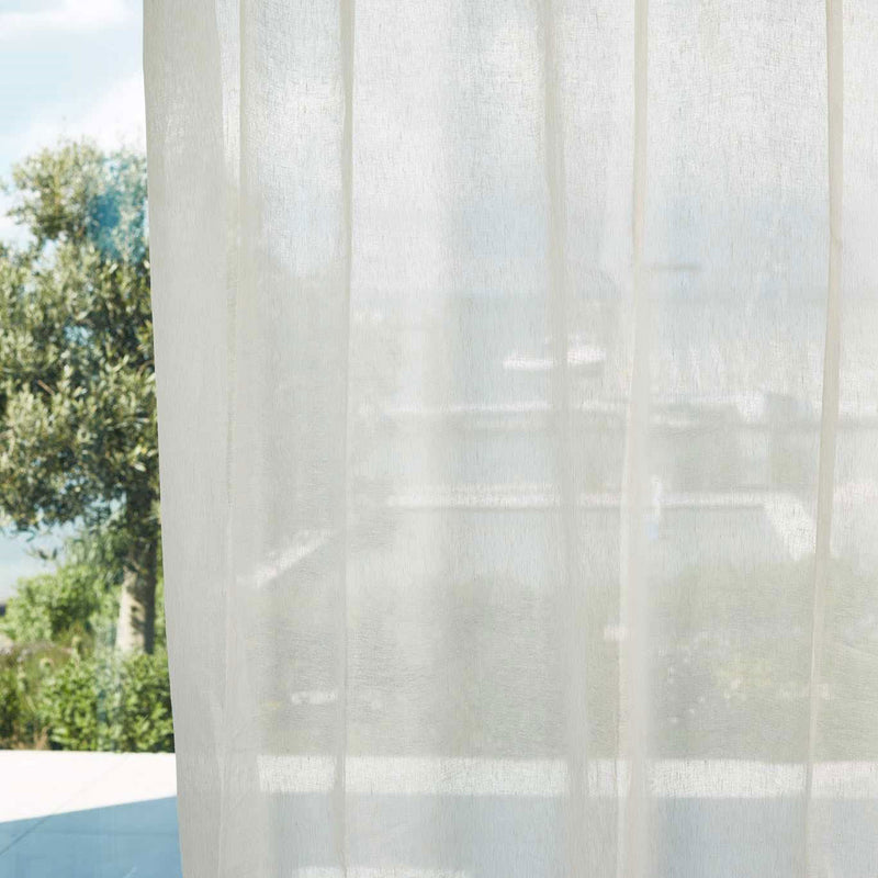 133974 Lucent Sheers 1 Chalk Harlequin Fabric