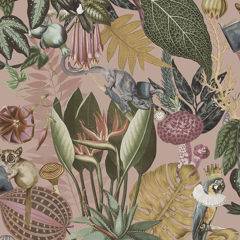 13400 Wonderland Tropical Blush Wallpaper by Holden Decor