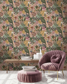 13400 Wonderland Tropical Blush Wallpaper by Holden Decor