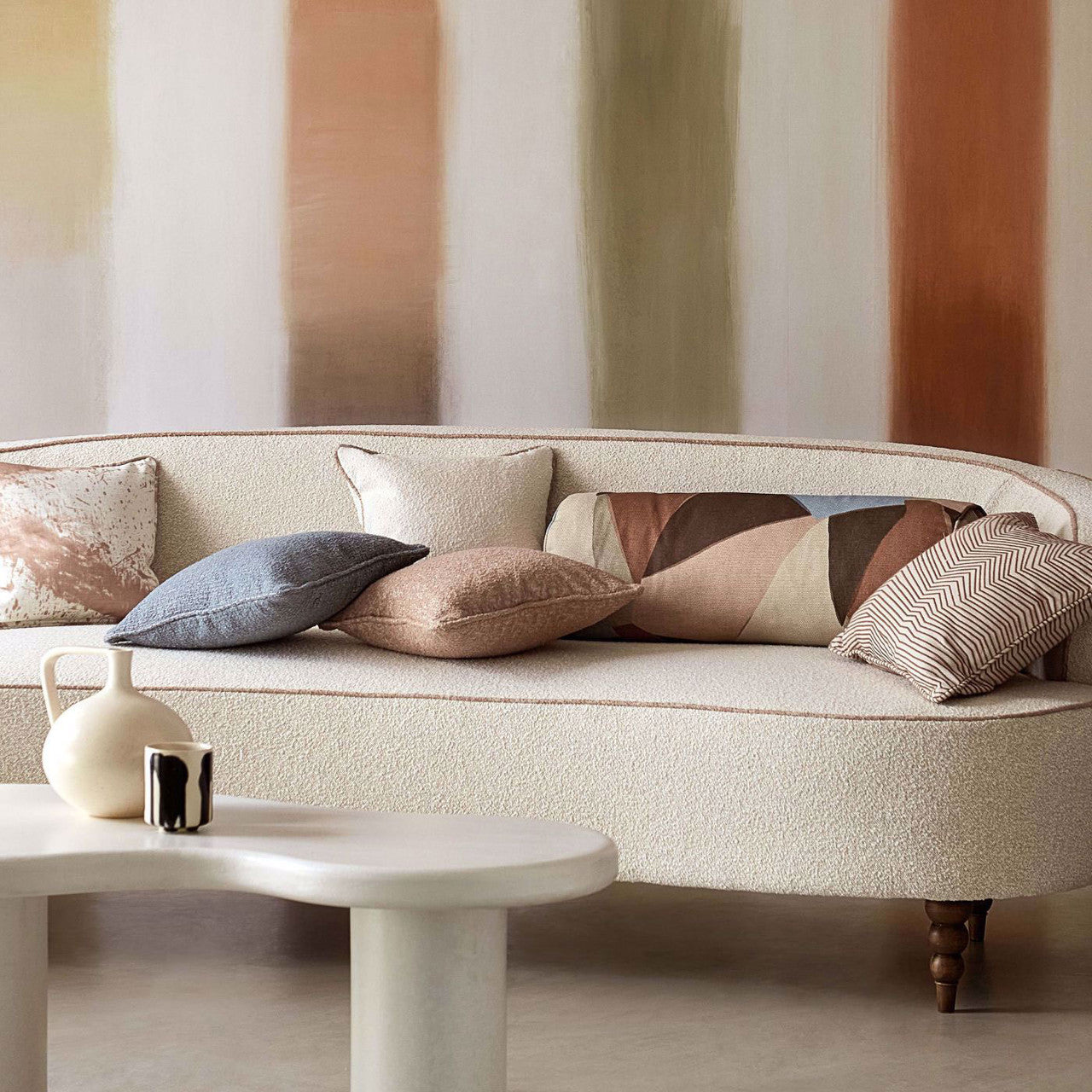 134084 Islay Performance Boucle Parchment Harlequin Fabric